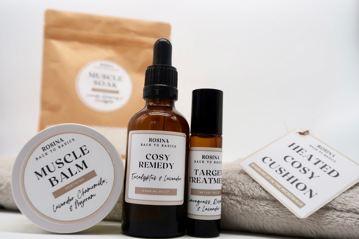 Muscle Recovery & Cosy Cushion Gift Set